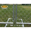 temporary chain link construction site fence panels